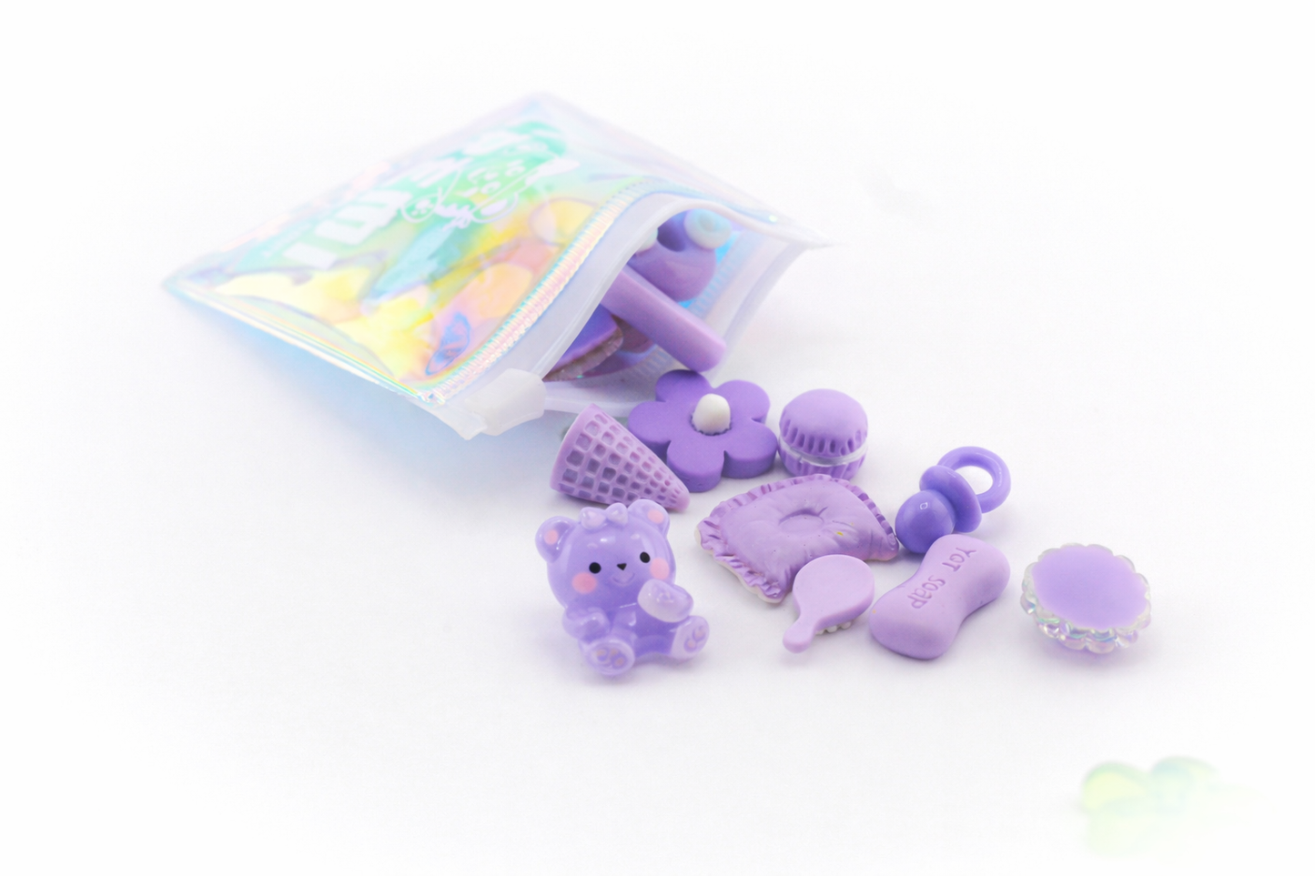 Sachet de charms mix violet