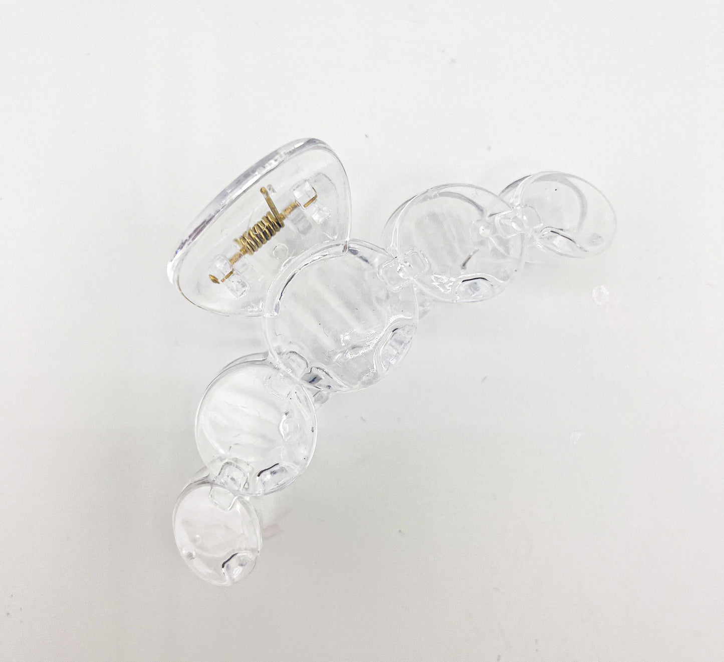 Pince cheveux transparente