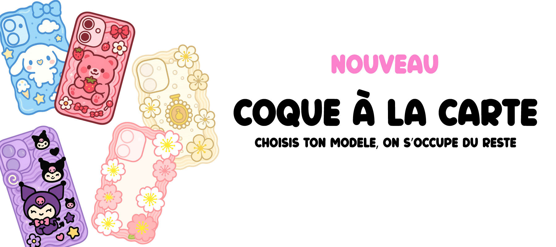 Bannière Coque à la carte Cremii