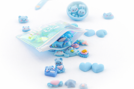 Sachet de charms mix bleu