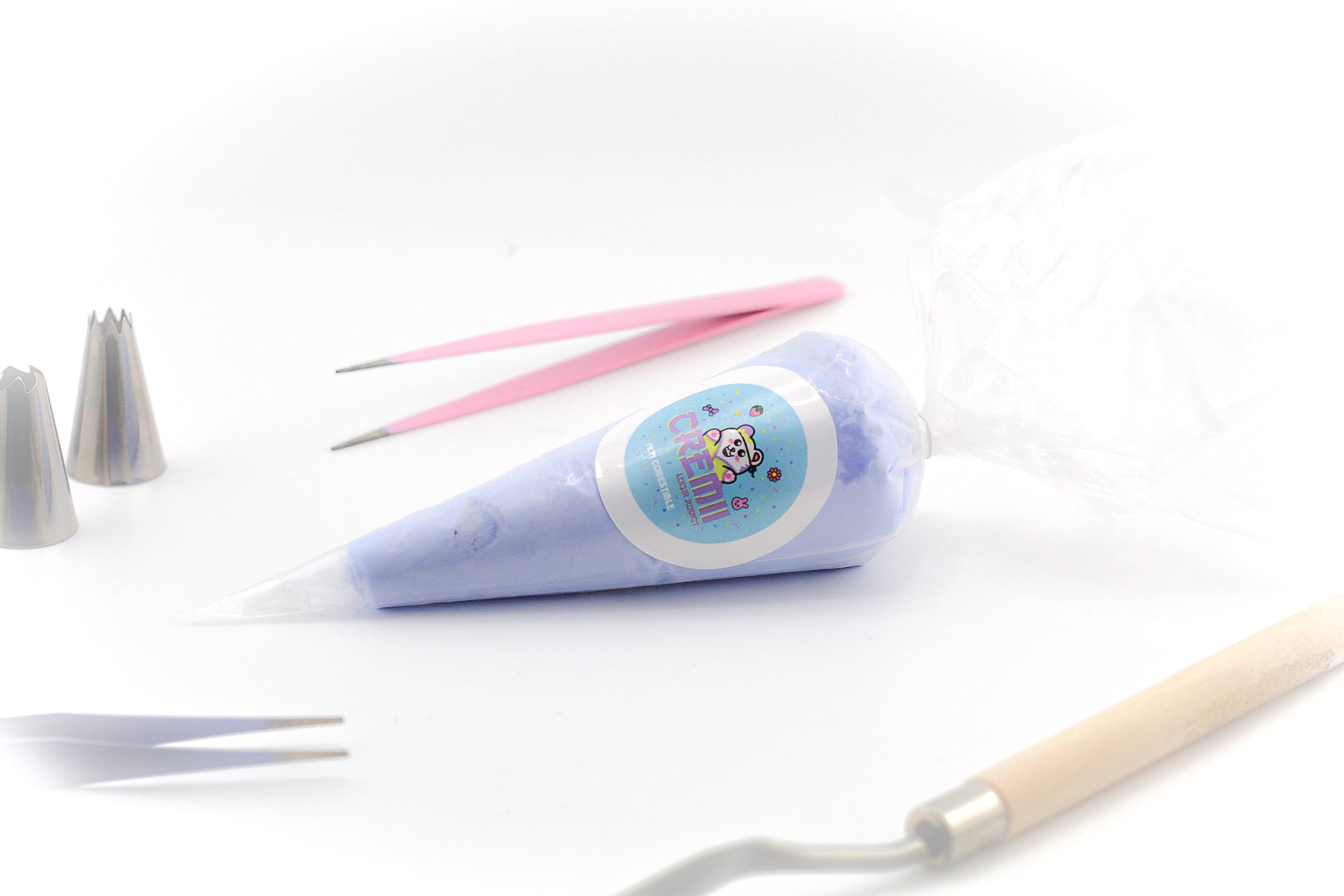 Colle crème opaque bleu ciel – touche pastel pour coques DIY