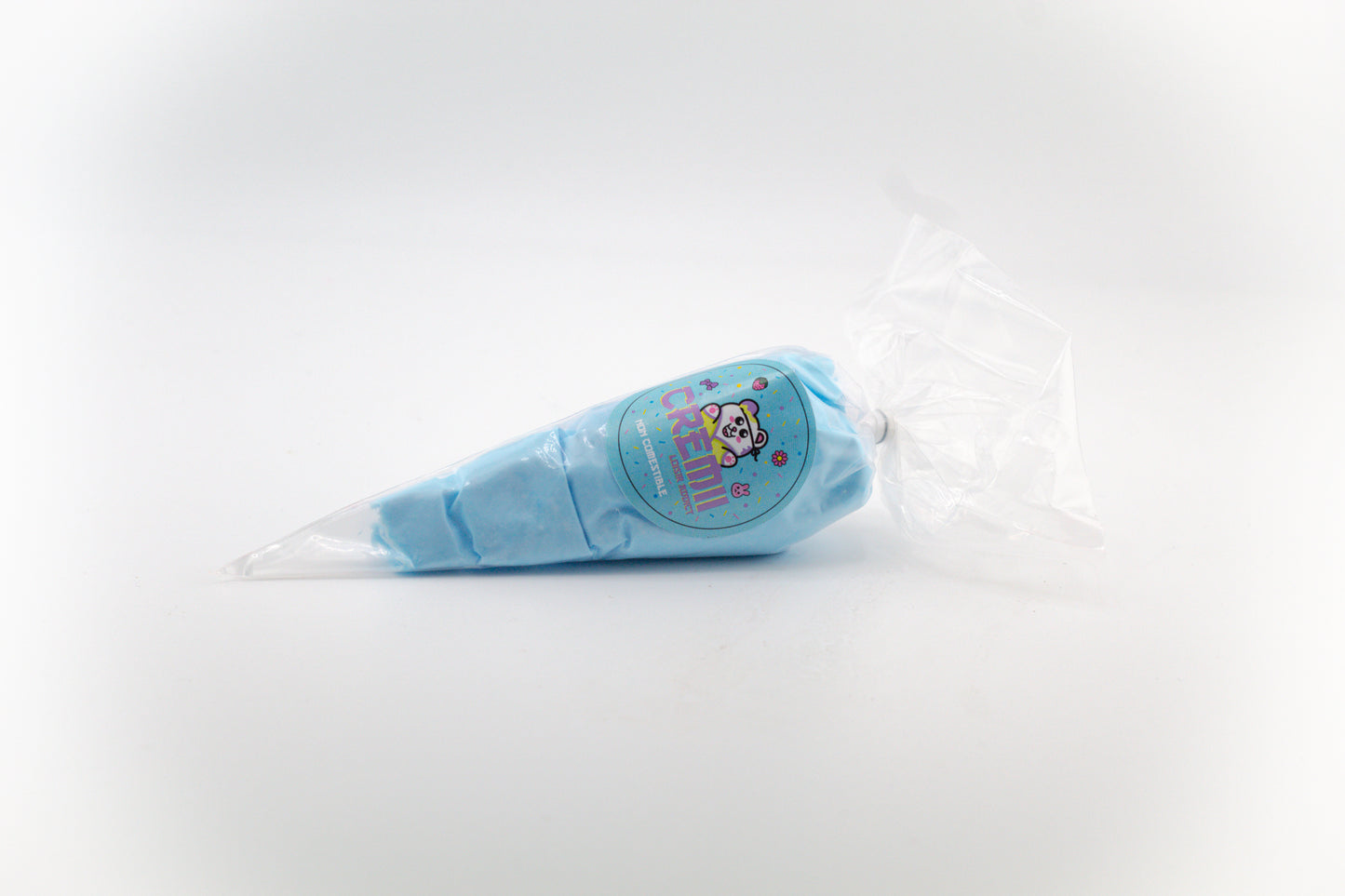 Colle crème opaque bleu vif – effet vibrant et dynamique