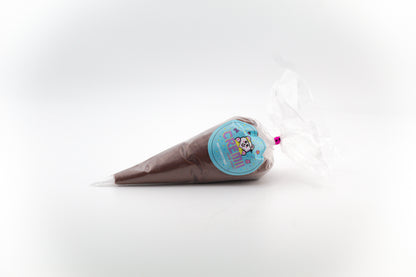 Colle crème opaque marron – effet chocolaté pour créations gourmandes