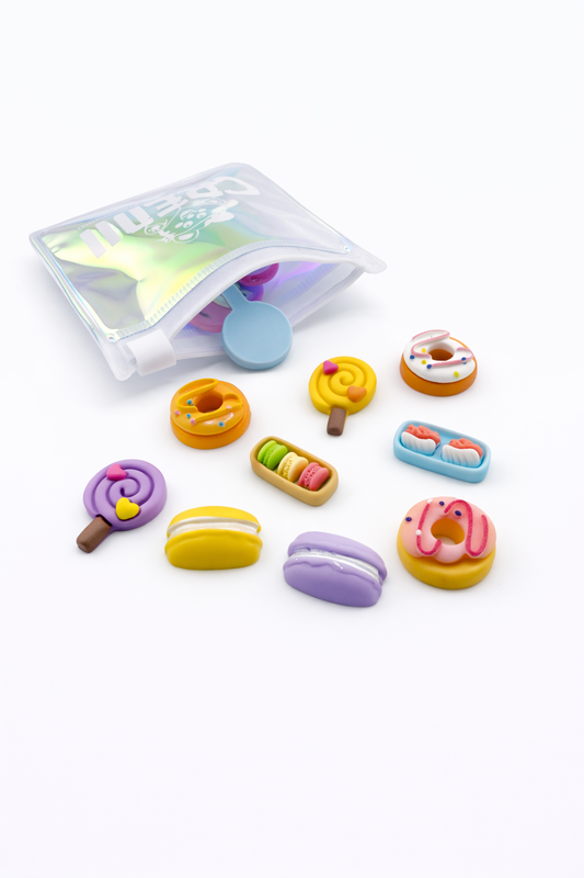 Sachet de charms gourmand multicolore